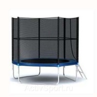 Батут Hegen External 8 ft с сеткой и лестницей