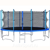 Батут Hegen Internal 16 ft с сеткой и лестницей