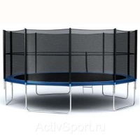 Батут Hegen External 16 ft с сеткой и лестницей