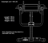 Станок для приседаний, подтягиваний, отжиманий Powertec L-CDA+13