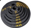Набор олимпийских дисков для тренажеров powertec 255 LBS (116 кг)